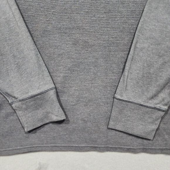 Polo Ralph Lauren Shirt Sweater Pullover Mens XL Gray Long Sleeve White Pony Vtg - Picture 7 of 16